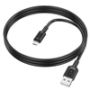 Borofone Kabelis BX111 Feliz – USB į Micro USB – 2,4A 1 metras juodos spalvos