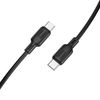 Borofone Cable BX113 Lenny – Type C to Type C – PD 60W 3A 3 metres juodos spalvos