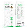 Oem Borofone kabelis BX113 Lenny – Type C į Type C – PD 60W 3A 1 metras baltos spalvos
