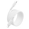 Borofone kabelis BX116 Certain - Type C į Lightning - PD 27W 1 m baltos spalvos