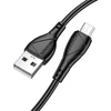 Borofone kabelis BX121 Energy – USB į Micro USB – 2,4A 1 m juodos spalvos