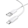 Borofone kabelis BX123 Leya – USB to Typ C – 36W 3A 1 m baltas