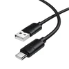 Borofone kabelis BX123 Leya – USB to Typ C – 36W 3A 1 m juodas
