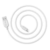 Oem Borofone kabelis BX14 LinkJet – USB į Lightning – 2,4A 3 metras baltos spalvos