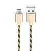 Oem Borofone Kabelis BX24 Ring Current – USB į Micro USB – 2,4A 1 metras aukso spalvos