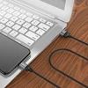 USB kabelis BOROFONE BX28 Dignity microUSB pilkas 1m
