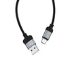 USB kabelis BOROFONE BX28 Dignity microUSB pilkas 1m