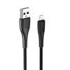 Oem Borofone Kabelis BX37 Wieldy – USB į Micro USB – 1 metras juodos spalvos