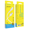 Borofone kabelis BX51 Triumph – USB į Type C – 3A 1 metras baltos spalvos