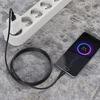 Oem Borofone Kabelis BX51 Triumph – USB į Micro USB – 2,4A 1 metras juodos spalvos
