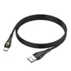 Oem Borofone kabelis BX65 Bright – USB į Type C – 2A 1 metras juodos spalvos