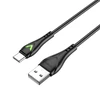 Oem Borofone kabelis BX65 Bright – USB į Type C – 2A 1 metras juodos spalvos