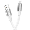 Oem Borofone Kabelis BX82 Bountiful – USB į Micro USB – 2,4A 1 metras baltos spalvos
