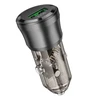 Borofone automobilinis įkroviklis BZ23 Noble - USB - QC 3.0 18W 3A juodos spalvos