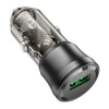 Borofone automobilinis įkroviklis BZ23 Noble - USB - QC 3.0 18W 3A juodos spalvos