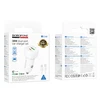 Borofone automobilinis įkroviklis BZ34B Cloud – USB + Type C – QC 3.0 PD 38W with Type C to Type C cable baltas