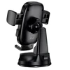 Borofone automobilinis laikiklis BH132 Follower juodos spalvos