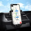 Automobilinis telefono laikiklis Borofone BH19 tvirtinamas ant ventiliacijos grotelių, juodas