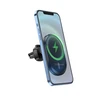 Automobilinis laikiklis-įkroviklis Borofone BH201 Magsafe 15W magnetinis, juodas