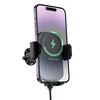 Oem Borofone automobilinis laikiklis BH221 Path with induction charging to air vent juodos spalvos