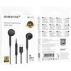Oem Borofone ausinės BM100 Fuente su mikrofonu Typ C (DAC) juodos spalvos