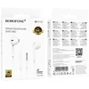 Oem Borofone ausinės BM100 Fuente su mikrofonu baltos spalvos