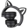 Oem Borofone Ausinės BO18 Cat Ear bluetooth juodos spalvos