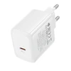 Borofone Įkroviklis jungiama į tinklą BN33 Fuente GaN Typ C – QC3.0 PD 40W baltos spalvos