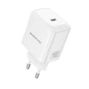Borofone Įkroviklis jungiama į tinklą BN33 Fuente GaN Typ C – QC3.0 PD 40W baltos spalvos