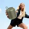 Ausinės Borofone nešiojama kolonėlė Bluetooth BR102 Gratificado žalios spalvos