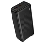 Borofone Power Bank 30000mAh BJ80B Clever – 2xUSB + Type C – QC 3.0 22,5W PD 20W juodos spalvos