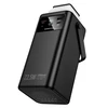 Borofone Power Bank 50000mAh BJ65A High – 2xUSB + Type C – QC 3.0 22,5W + PD 20W with USB, Type C, Lightning and micro USB juodos spalvos