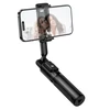 Borofone Selfie Stick BY14 Graceful bluetooth with tripod and remote control juodos spalvos