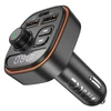 Borofone Transmiter FM BC59 Heroic MP3, Bluetooth – 2xUSB + Typ C – juodos spalvos
