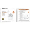 Oem Borofone ausinės Bluetooth TWS BW88 Deep Rhyme baltos spalvos