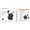 Oem Borofone ausinės Bluetooth TWS BW88 Deep Rhyme juodos spalvos