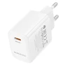 Oem Borofone laidinis įkroviklis BN28 Fuente – Type C – PD 30W baltos spalvos