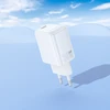 Oem Borofone laidinis įkroviklis BN28 Fuente – Type C – PD 30W baltos spalvos