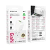 Borofone laidinis įkroviklis BN29 Fuente – USB + Type C – QC 3.0 PD 30W su Type C į Type C kabeliu baltos spalvos