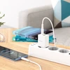 Įkroviklis Borofone BN7 20W USB-C/USB-A + USB-C to USB-C cable 1.0m baltas
