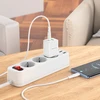Dėklas Įkroviklis Borofone BN7 20W USB-C/USB-A baltas