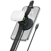 Oem Borofone Wireless induction charger BQ41 Glory 3 in 1 15W juodas