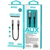 Oem BWOO Adapteris AUX 3,5 mm - žaibo juodas BZ48