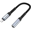 Oem BWOO Adapteris AUX 3,5 mm - žaibo juodas BZ48