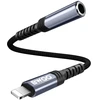 Oem BWOO Adapteris AUX 3,5 mm - žaibo juodas BZ48