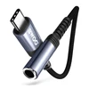 Oem BWOO garso adapterio kabelis BZ47 aux 3,5 mm į USB-C juodas