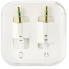 Oem Cable AUX Jack 3,5 mm (male) to Jack 3,5 mm (male) BOX 1 m baltas