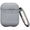 Dėklas Oem Carbon case for Airpods | Airpods 2 pilkas
