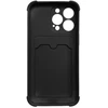 Hurtel Card Armor dėklas skirtas iPhone 13 Mini, oranžinis
