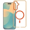 Dėklas OEM dėklo rėmelis, skaidrus hibridinis Mag dangtelis, suderinamas su MagSafe, skirtas REDMI 15C (173,16 x 81,07 x 8,2) hermes oranžinis